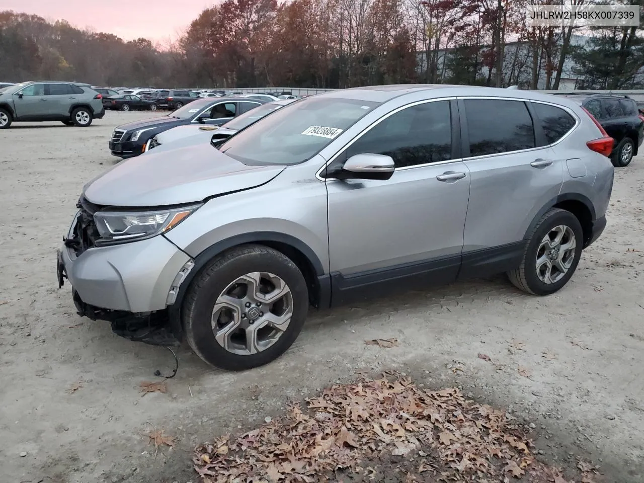 2019 Honda Cr-V Ex VIN: JHLRW2H58KX007339 Lot: 79328884