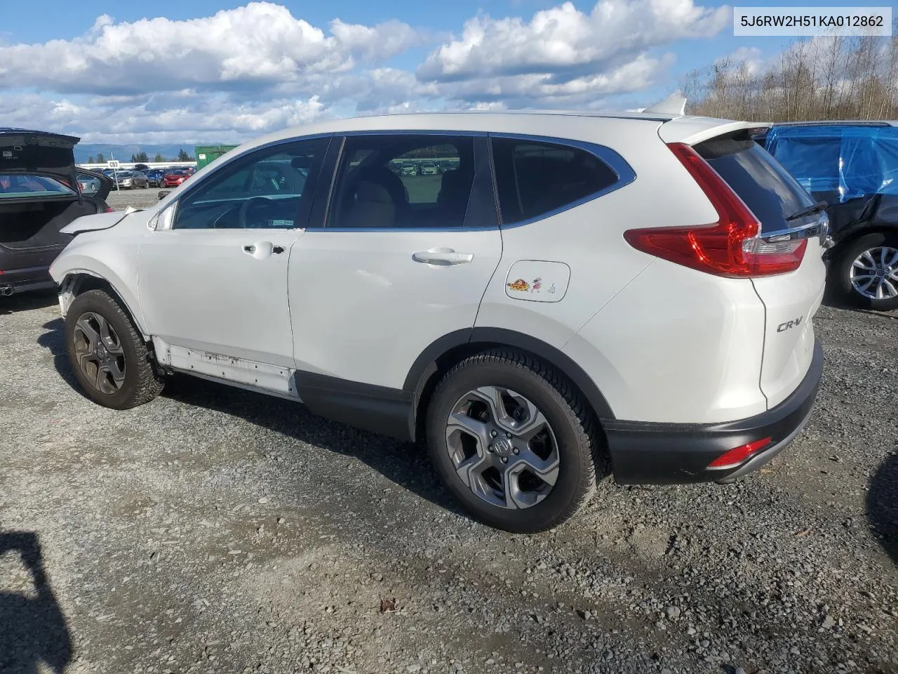 2019 Honda Cr-V Ex VIN: 5J6RW2H51KA012862 Lot: 79423154