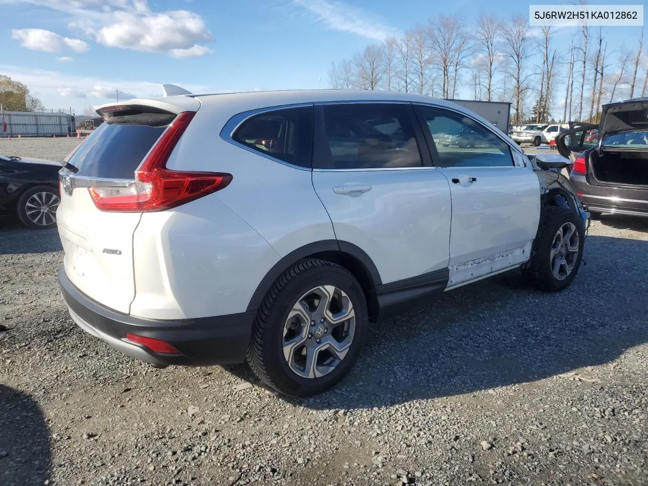 2019 Honda Cr-V Ex VIN: 5J6RW2H51KA012862 Lot: 79423154