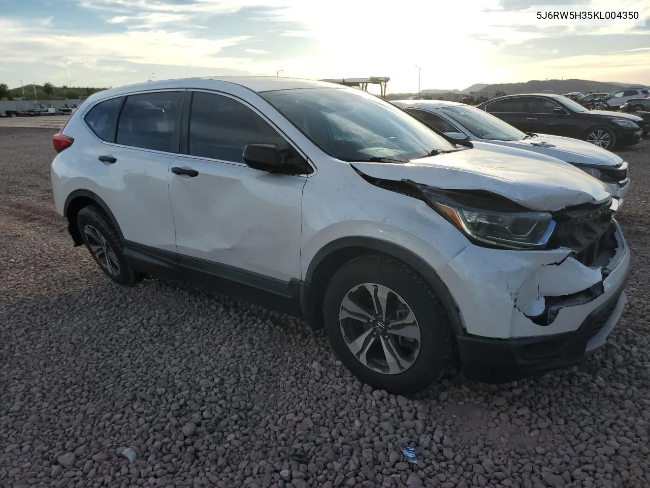 2019 Honda Cr-V Lx VIN: 5J6RW5H35KL004350 Lot: 79430374