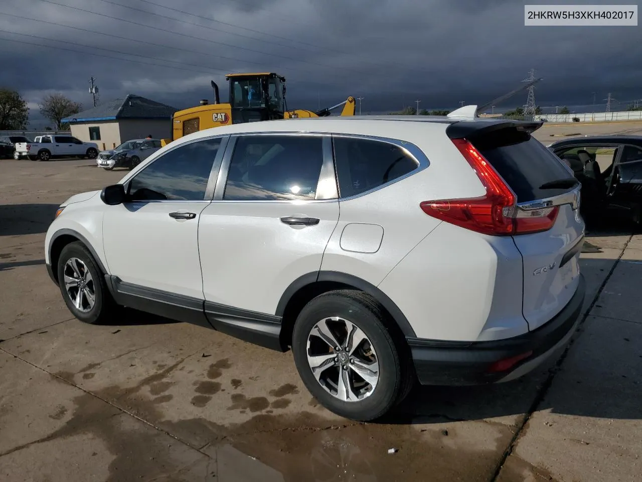 2019 Honda Cr-V Lx VIN: 2HKRW5H3XKH402017 Lot: 79487724