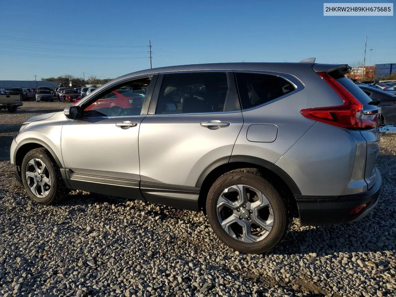 2019 Honda Cr-V Exl VIN: 2HKRW2H89KH675685 Lot: 79542744