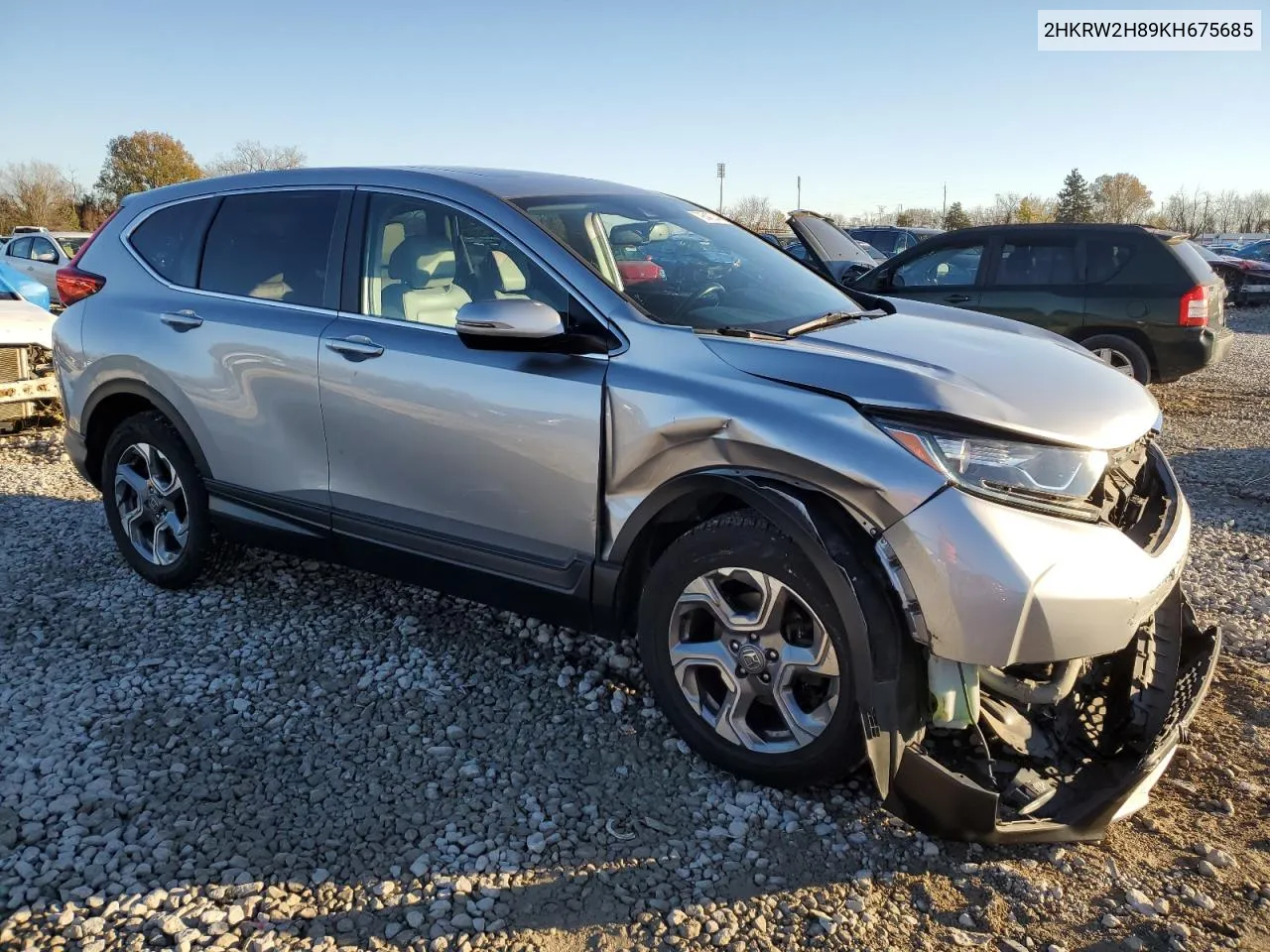 2019 Honda Cr-V Exl VIN: 2HKRW2H89KH675685 Lot: 79542744