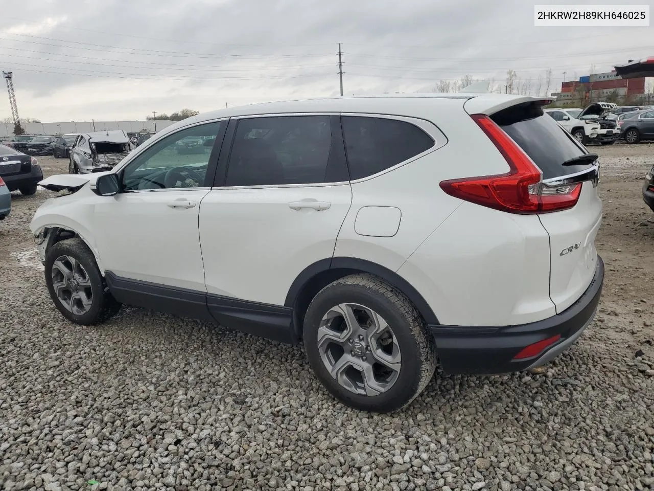 2019 Honda Cr-V Exl VIN: 2HKRW2H89KH646025 Lot: 79561034