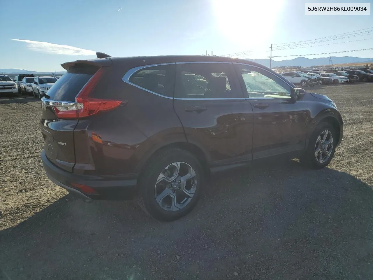 2019 Honda Cr-V Exl VIN: 5J6RW2H86KL009034 Lot: 79635084