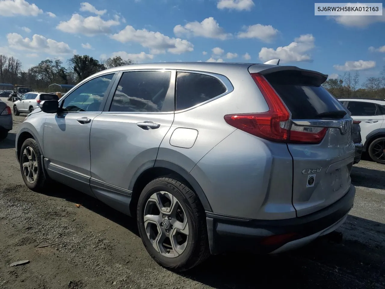 2019 Honda Cr-V Ex VIN: 5J6RW2H58KA012163 Lot: 79714804