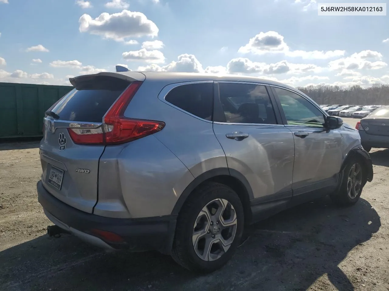 2019 Honda Cr-V Ex VIN: 5J6RW2H58KA012163 Lot: 79714804