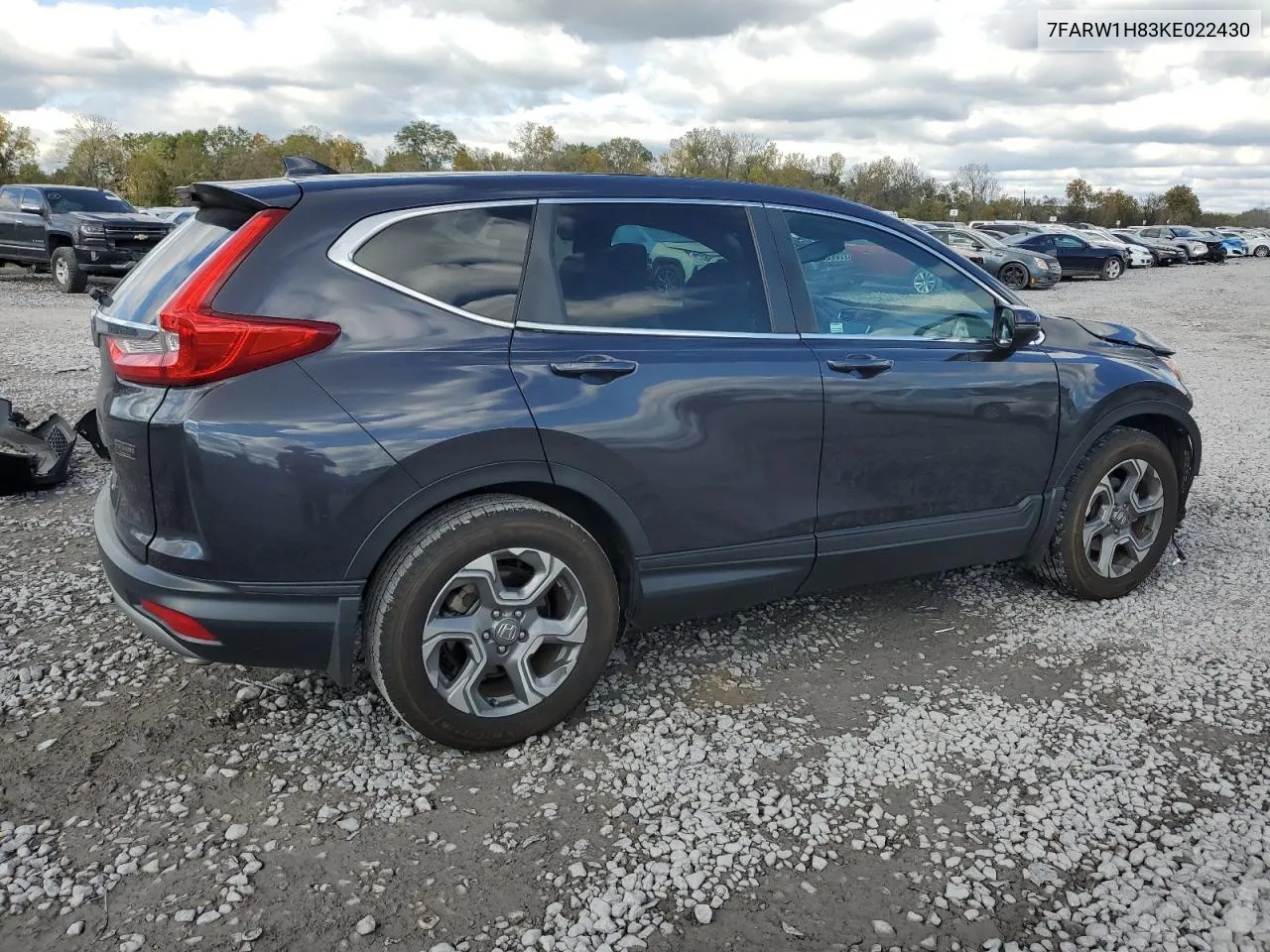 2019 Honda Cr-V Exl VIN: 7FARW1H83KE022430 Lot: 79836374