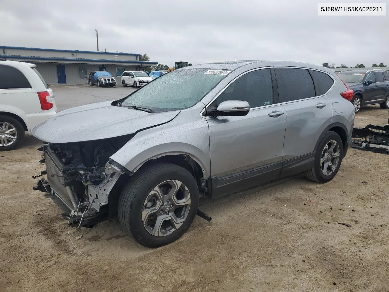 2019 Honda Cr-V Ex VIN: 5J6RW1H55KA026211 Lot: 80022084