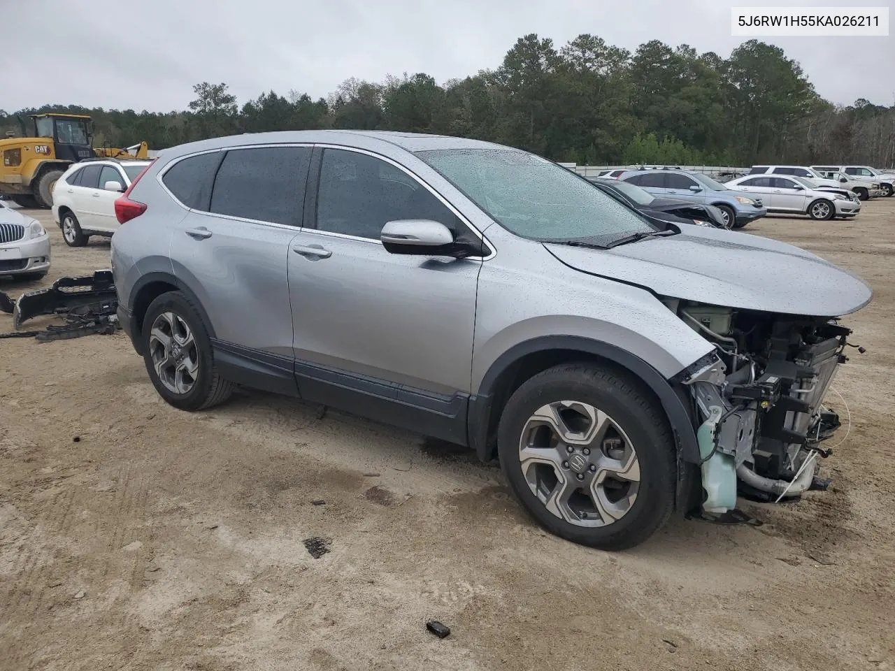 2019 Honda Cr-V Ex VIN: 5J6RW1H55KA026211 Lot: 80022084