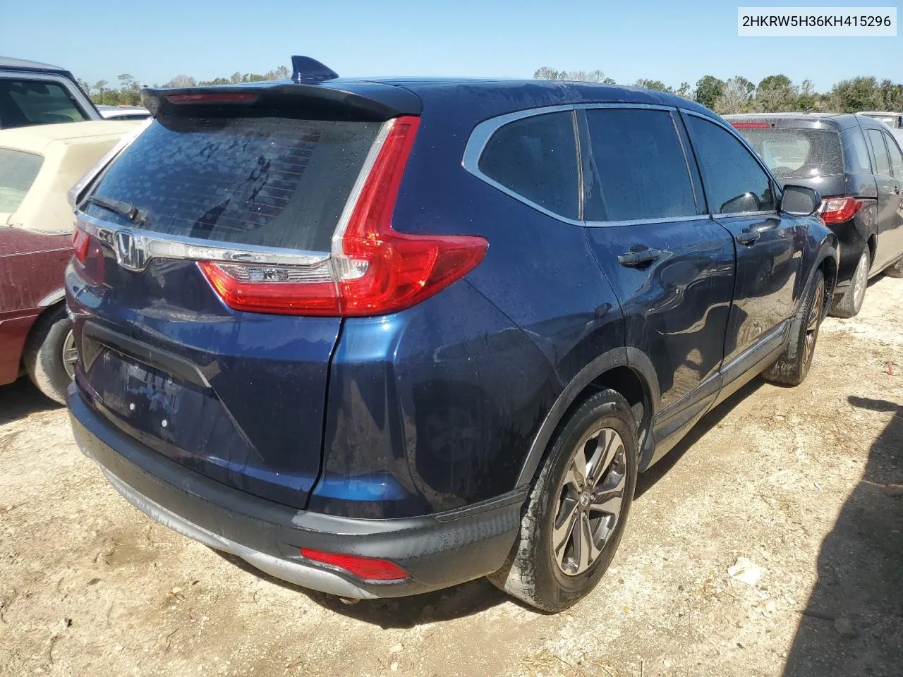 2019 Honda Cr-V Lx VIN: 2HKRW5H36KH415296 Lot: 80065454