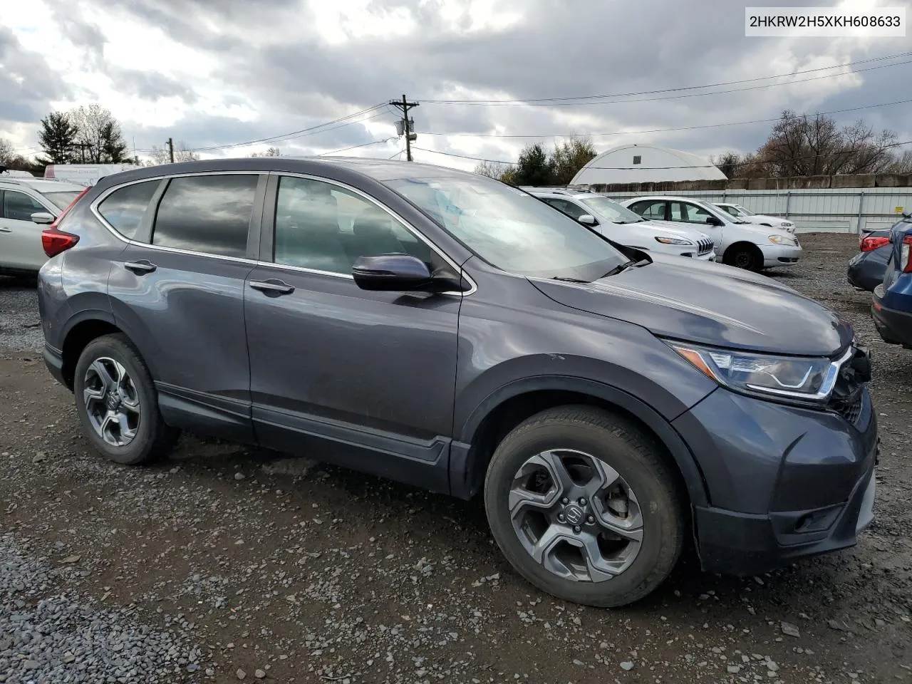 2019 Honda Cr-V Ex VIN: 2HKRW2H5XKH608633 Lot: 80150764