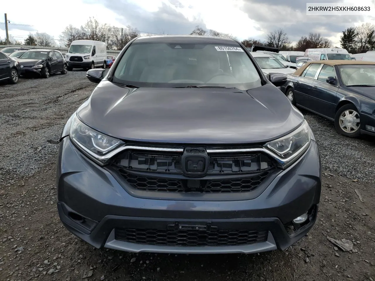 2019 Honda Cr-V Ex VIN: 2HKRW2H5XKH608633 Lot: 80150764