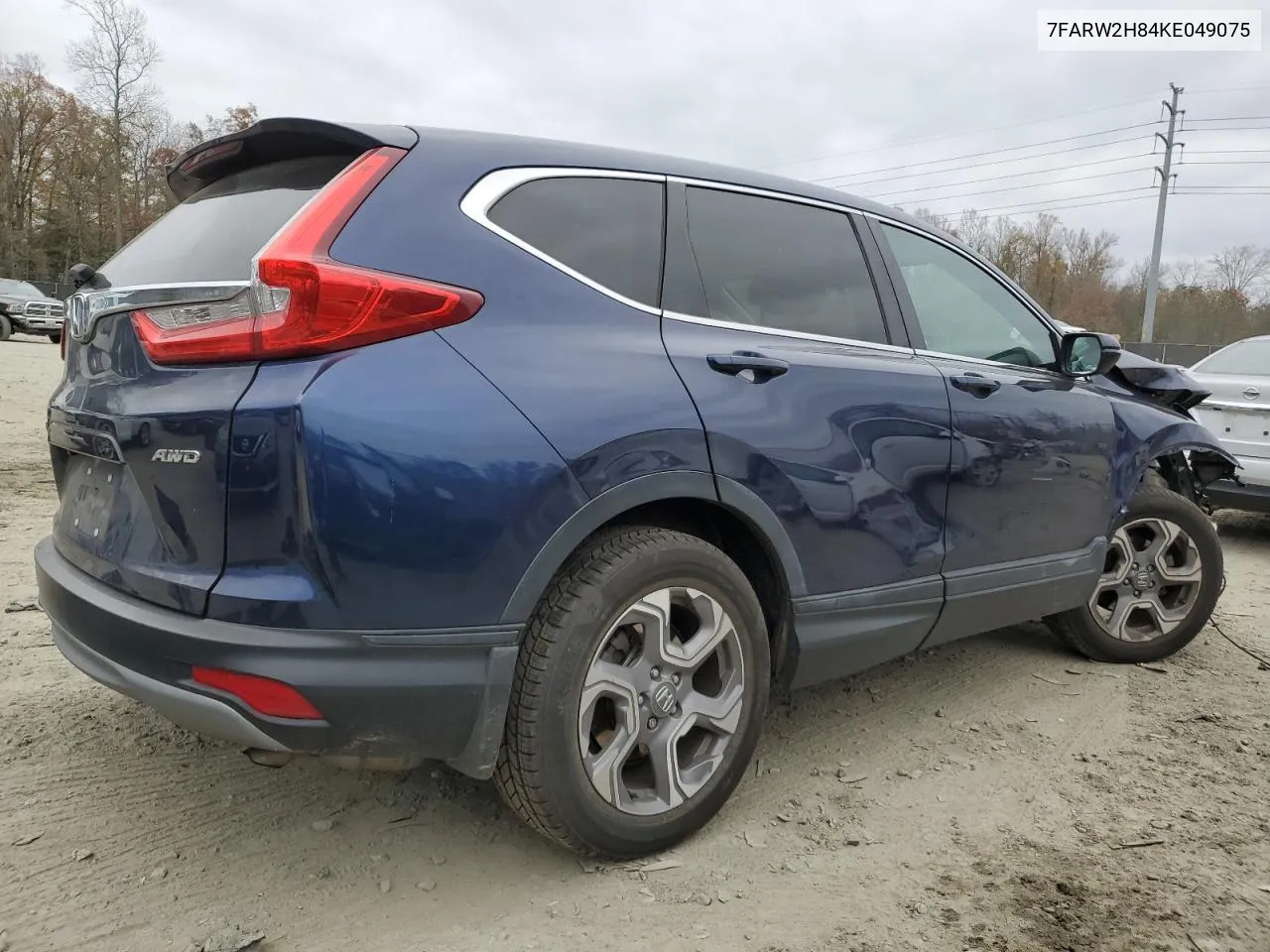 2019 Honda Cr-V Exl VIN: 7FARW2H84KE049075 Lot: 80390934