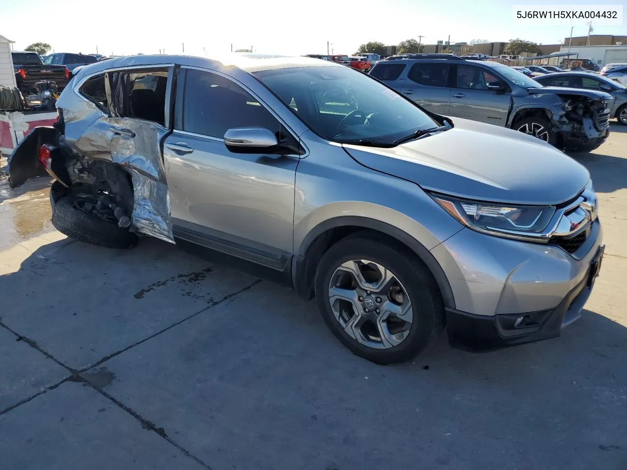 2019 Honda Cr-V Ex VIN: 5J6RW1H5XKA004432 Lot: 80481504