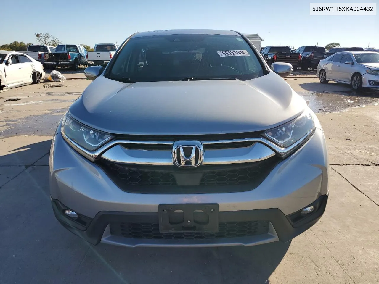 2019 Honda Cr-V Ex VIN: 5J6RW1H5XKA004432 Lot: 80481504