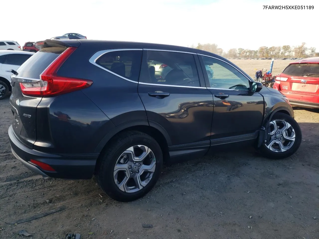 2019 Honda Cr-V Ex VIN: 7FARW2H5XKE051189 Lot: 80546544