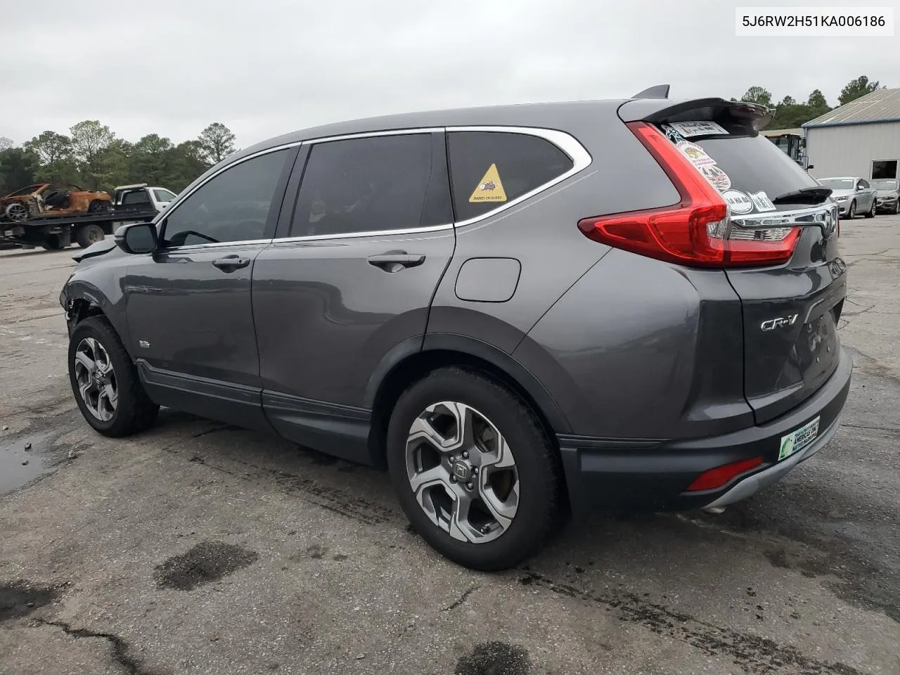 2019 Honda Cr-V Ex VIN: 5J6RW2H51KA006186 Lot: 80929904