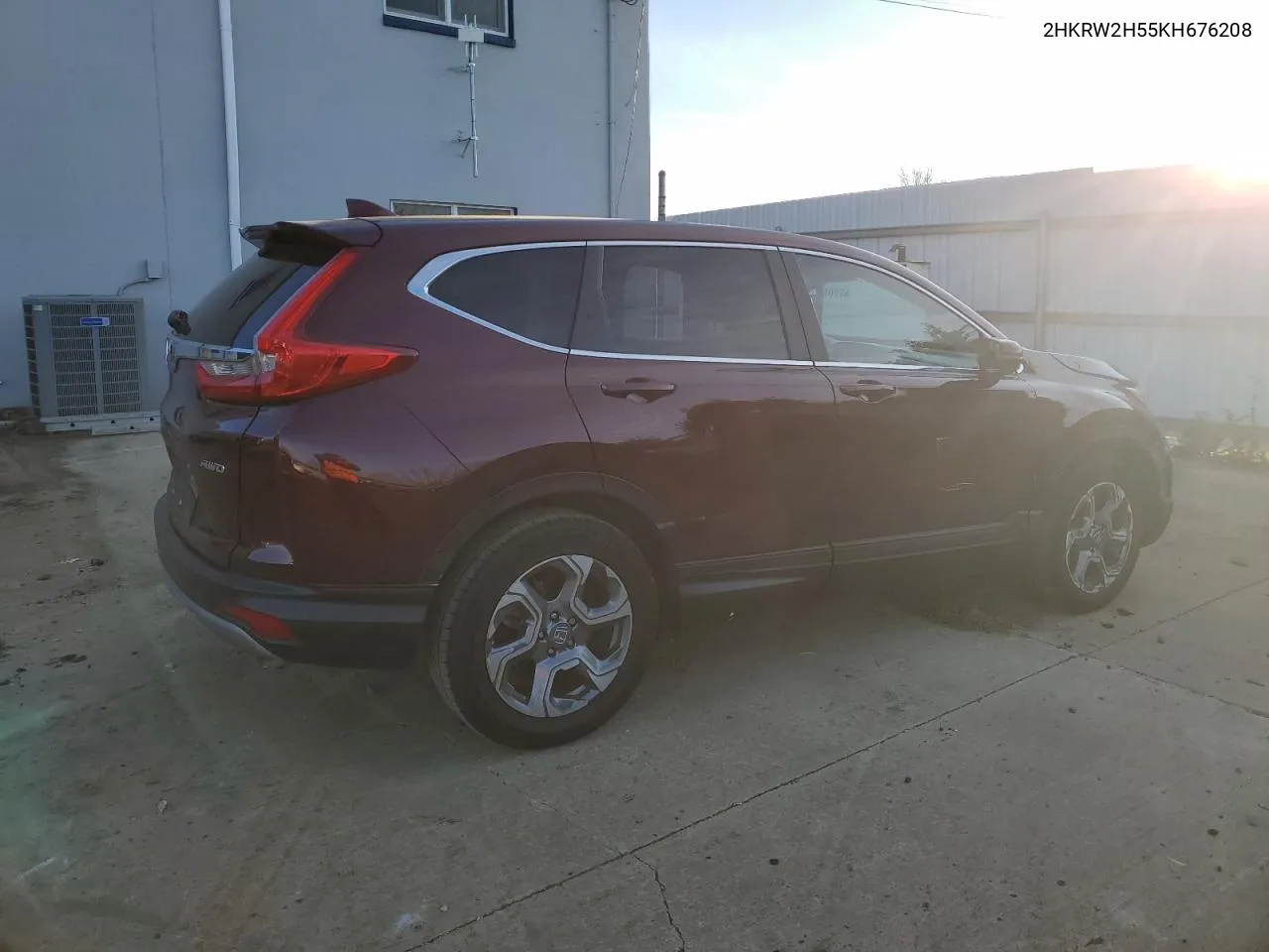 2019 Honda Cr-V Ex VIN: 2HKRW2H55KH676208 Lot: 81283154