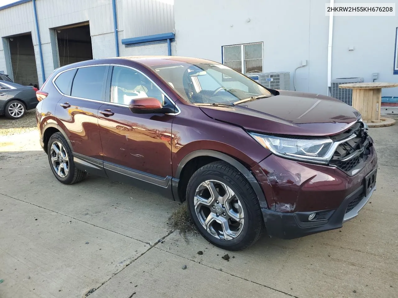 2019 Honda Cr-V Ex VIN: 2HKRW2H55KH676208 Lot: 81283154