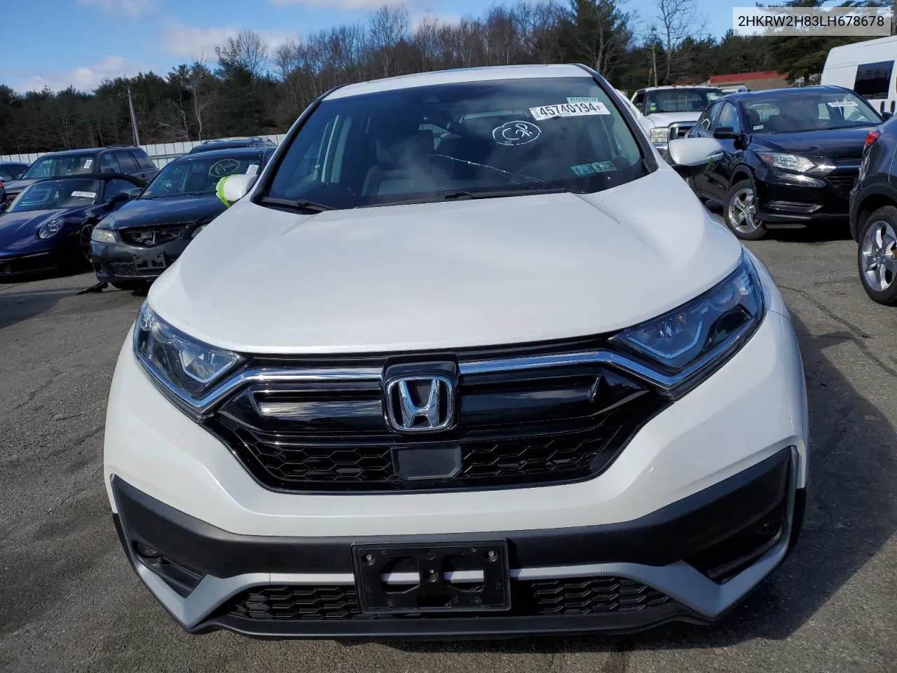 2020 Honda Crv VIN: 2HKRW2H83LH678678 Lot: 45740194