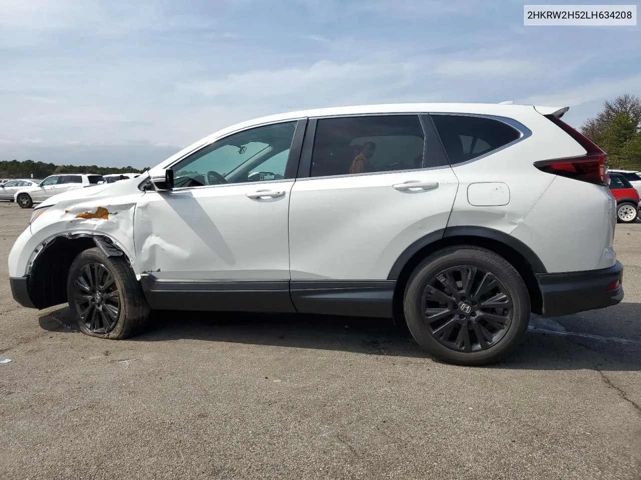 2020 Honda Cr-V Ex VIN: 2HKRW2H52LH634208 Lot: 53500344