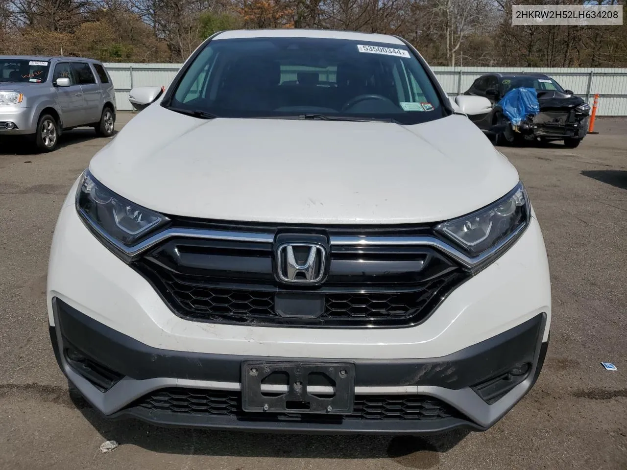 2020 Honda Cr-V Ex VIN: 2HKRW2H52LH634208 Lot: 53500344