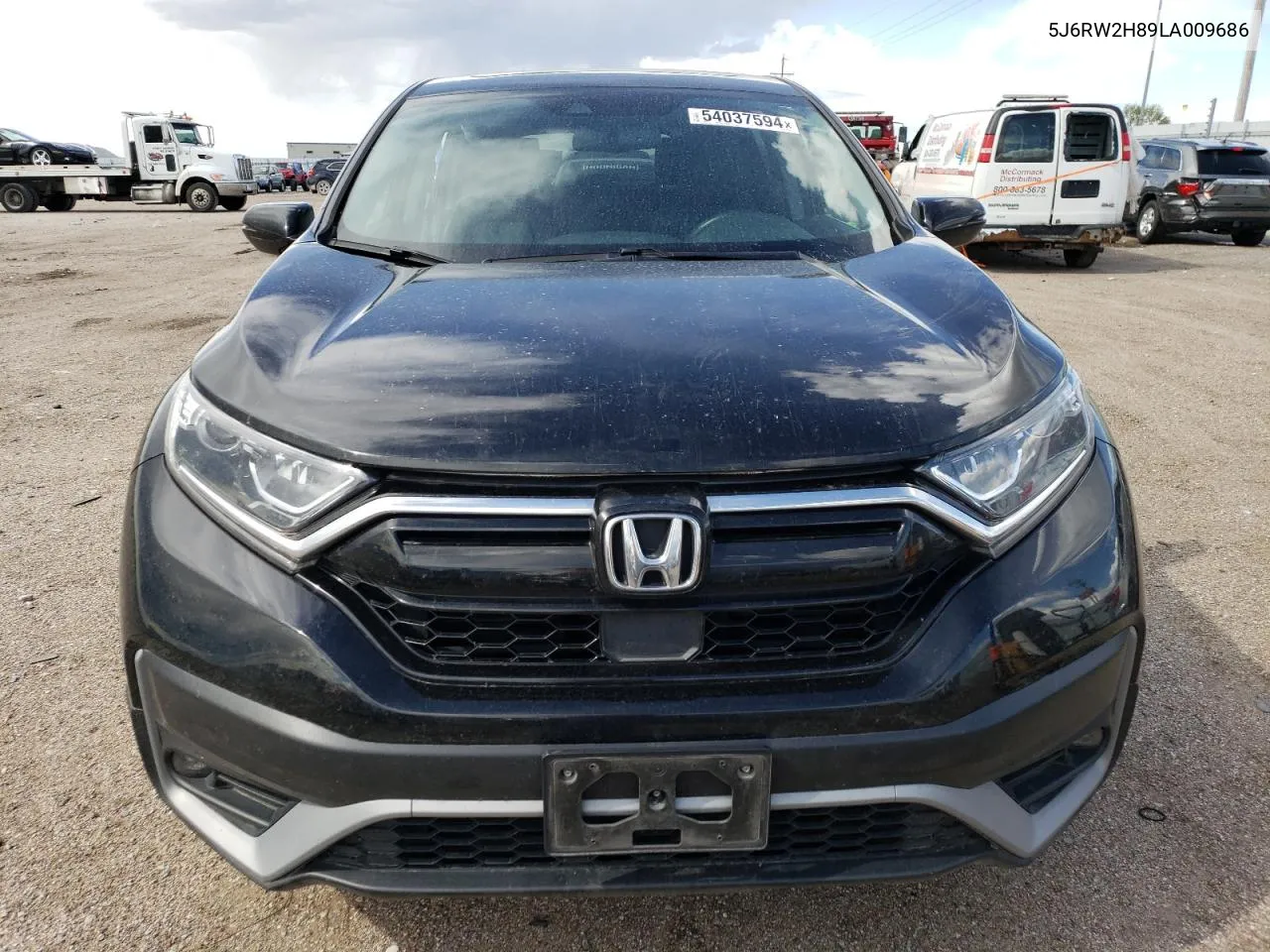 2020 Honda Cr-V Exl VIN: 5J6RW2H89LA009686 Lot: 54037594