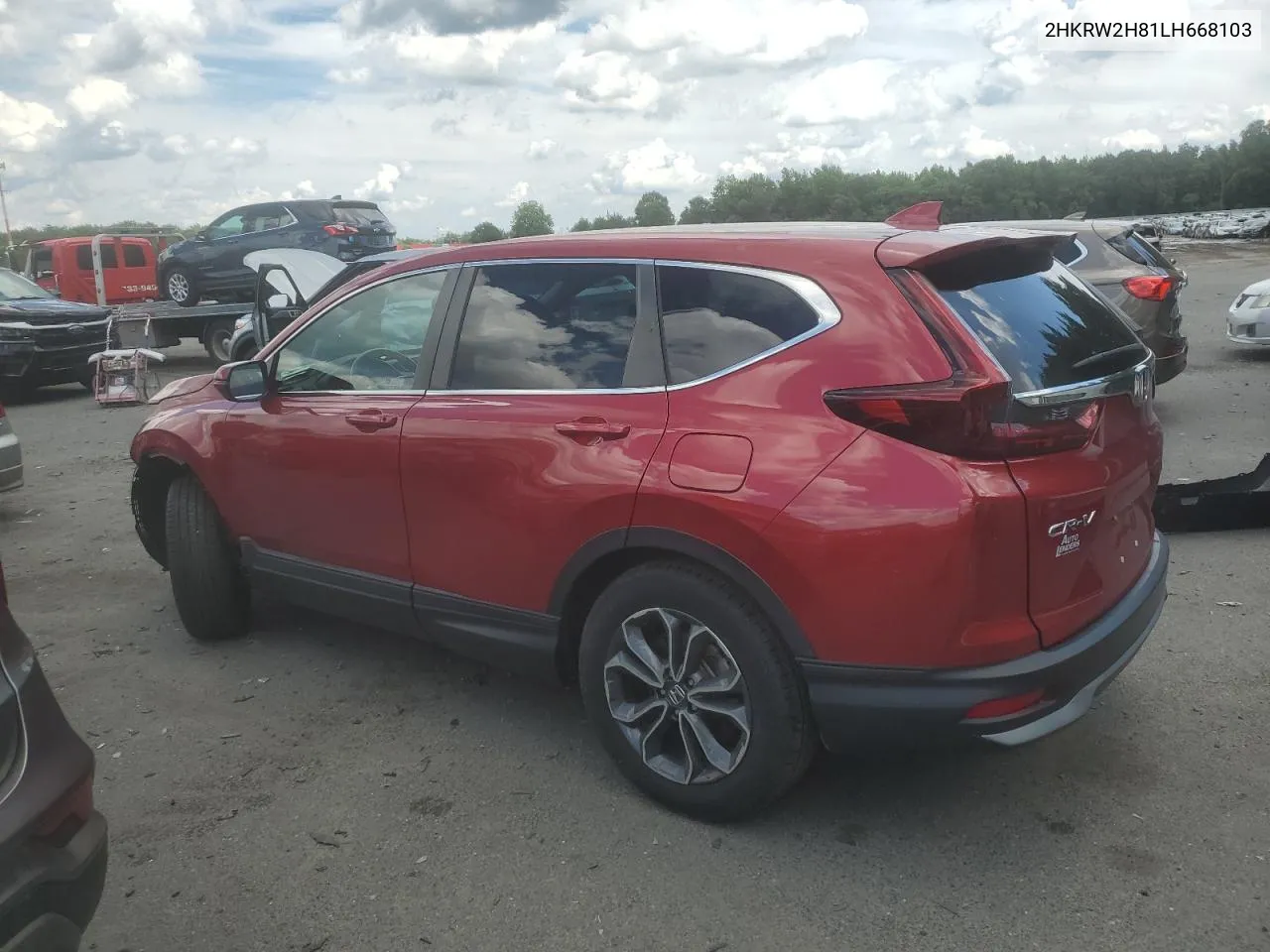 2020 Honda Cr-V Exl VIN: 2HKRW2H81LH668103 Lot: 59630234