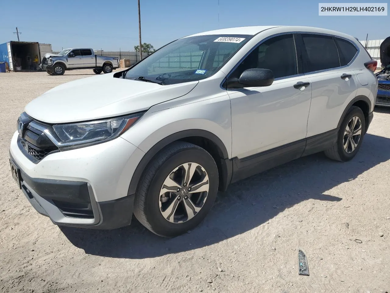 2020 Honda Cr-V Lx VIN: 2HKRW1H29LH402169 Lot: 60839074