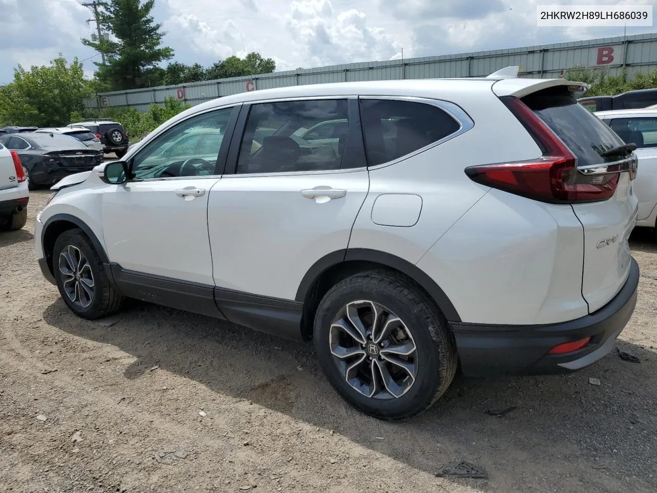 2020 Honda Cr-V Exl VIN: 2HKRW2H89LH686039 Lot: 61886994