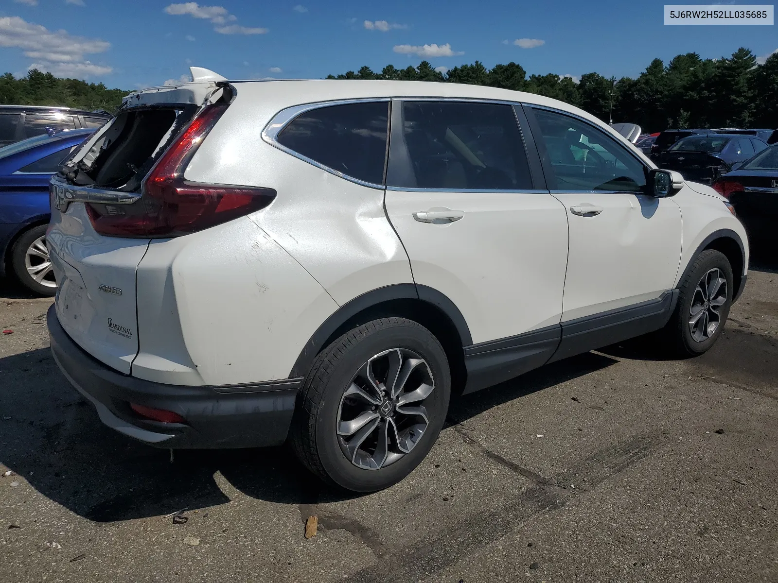 2020 Honda Cr-V Ex VIN: 5J6RW2H52LL035685 Lot: 63694564