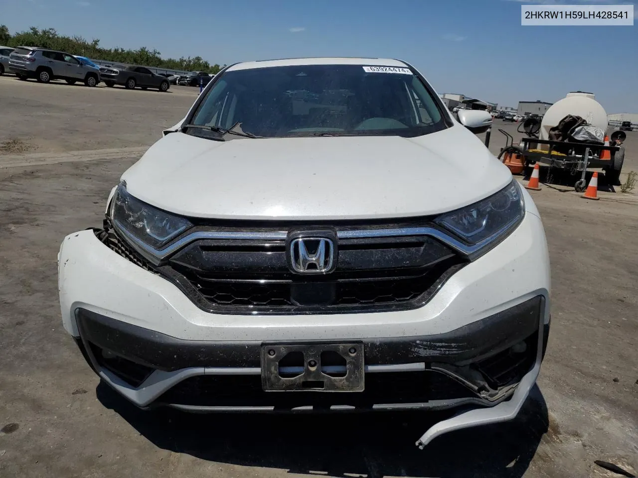 2020 Honda Cr-V Ex VIN: 2HKRW1H59LH428541 Lot: 63924474