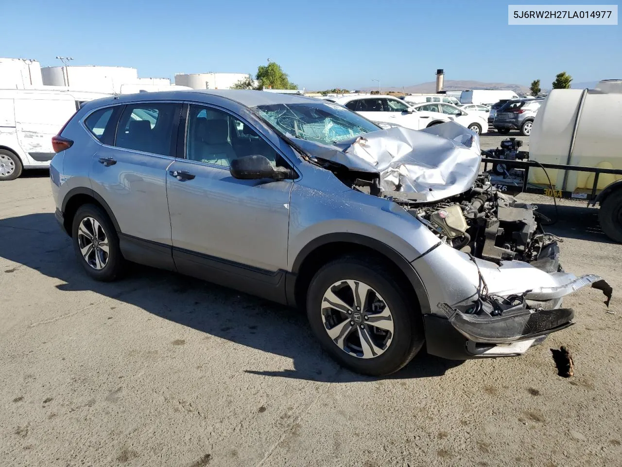 2020 Honda Cr-V Lx VIN: 5J6RW2H27LA014977 Lot: 64773534