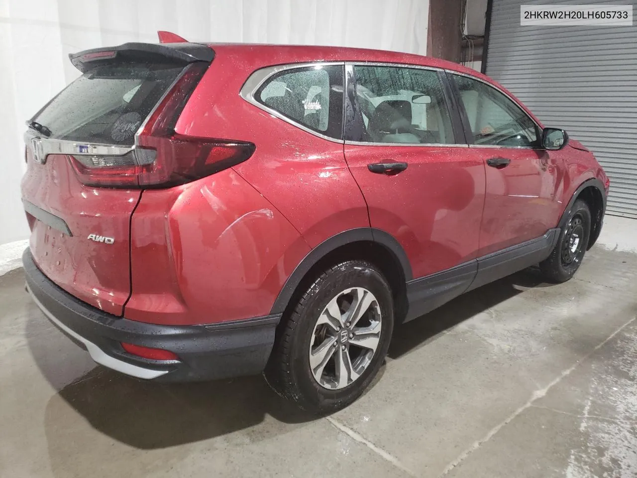 2020 Honda Cr-V Lx VIN: 2HKRW2H20LH605733 Lot: 65177304