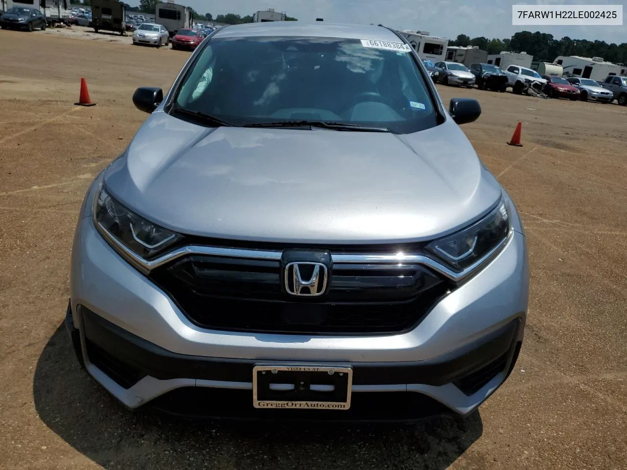 2020 Honda Cr-V Lx VIN: 7FARW1H22LE002425 Lot: 66188384