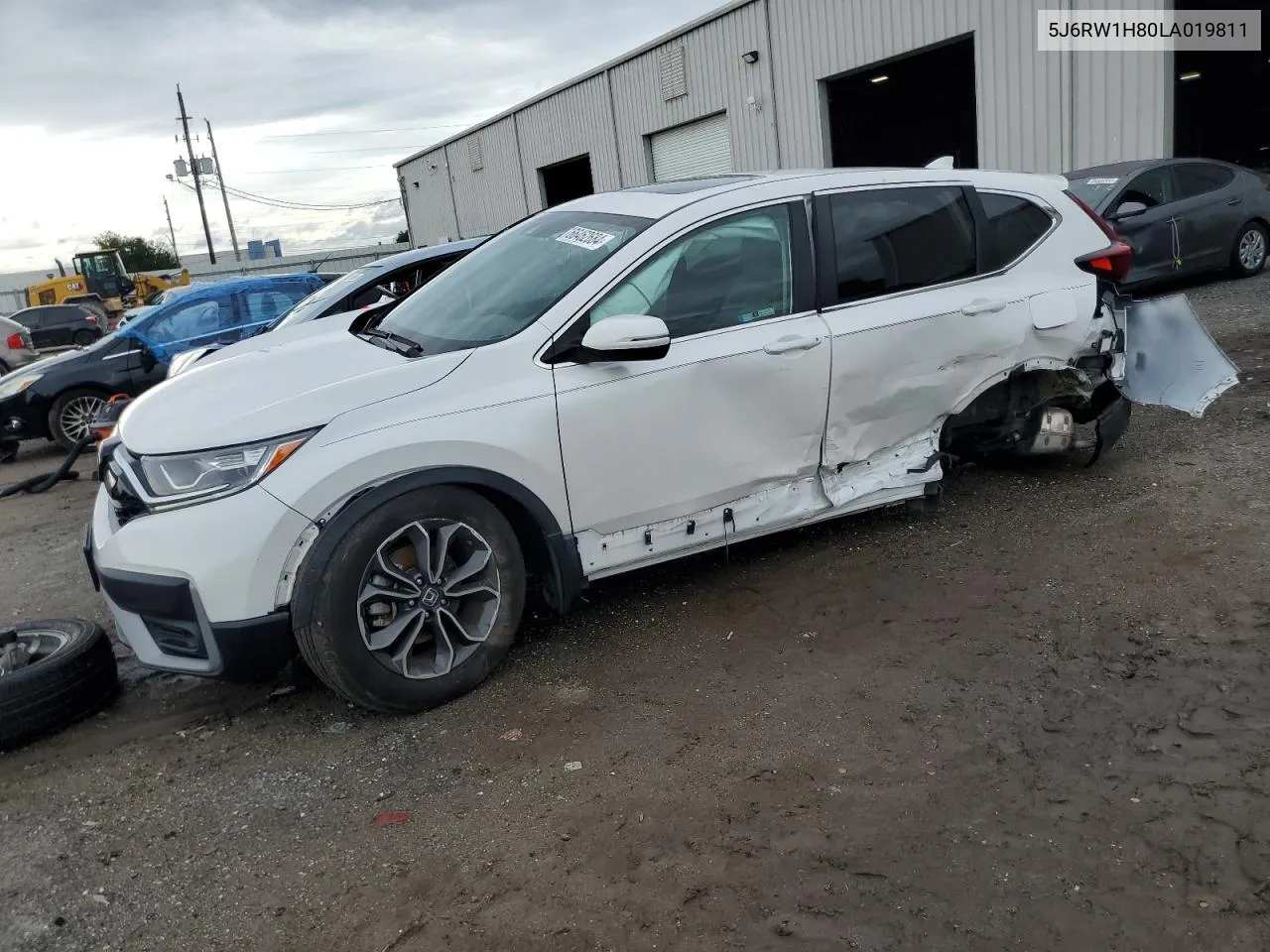 2020 Honda Cr-V Exl VIN: 5J6RW1H80LA019811 Lot: 66462684