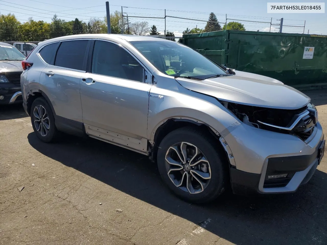 2020 Honda Cr-V Ex VIN: 7FART6H53LE018455 Lot: 66661894