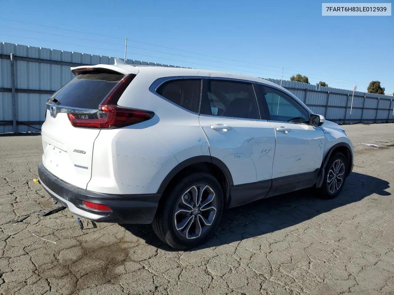 2020 Honda Cr-V Exl VIN: 7FART6H83LE012939 Lot: 67102464