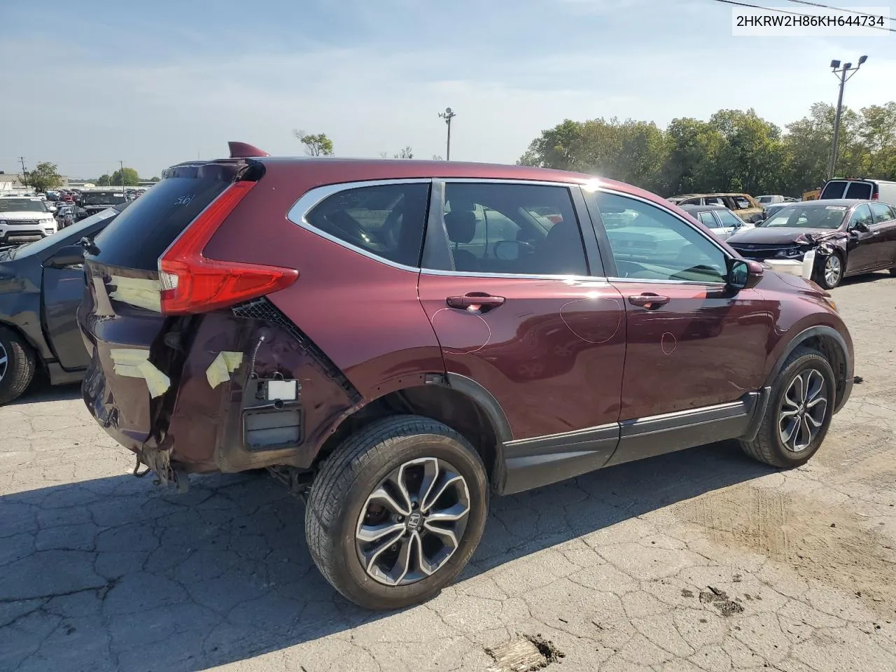 2HKRW2H86KH644734 2020 Honda Cr-V Exl