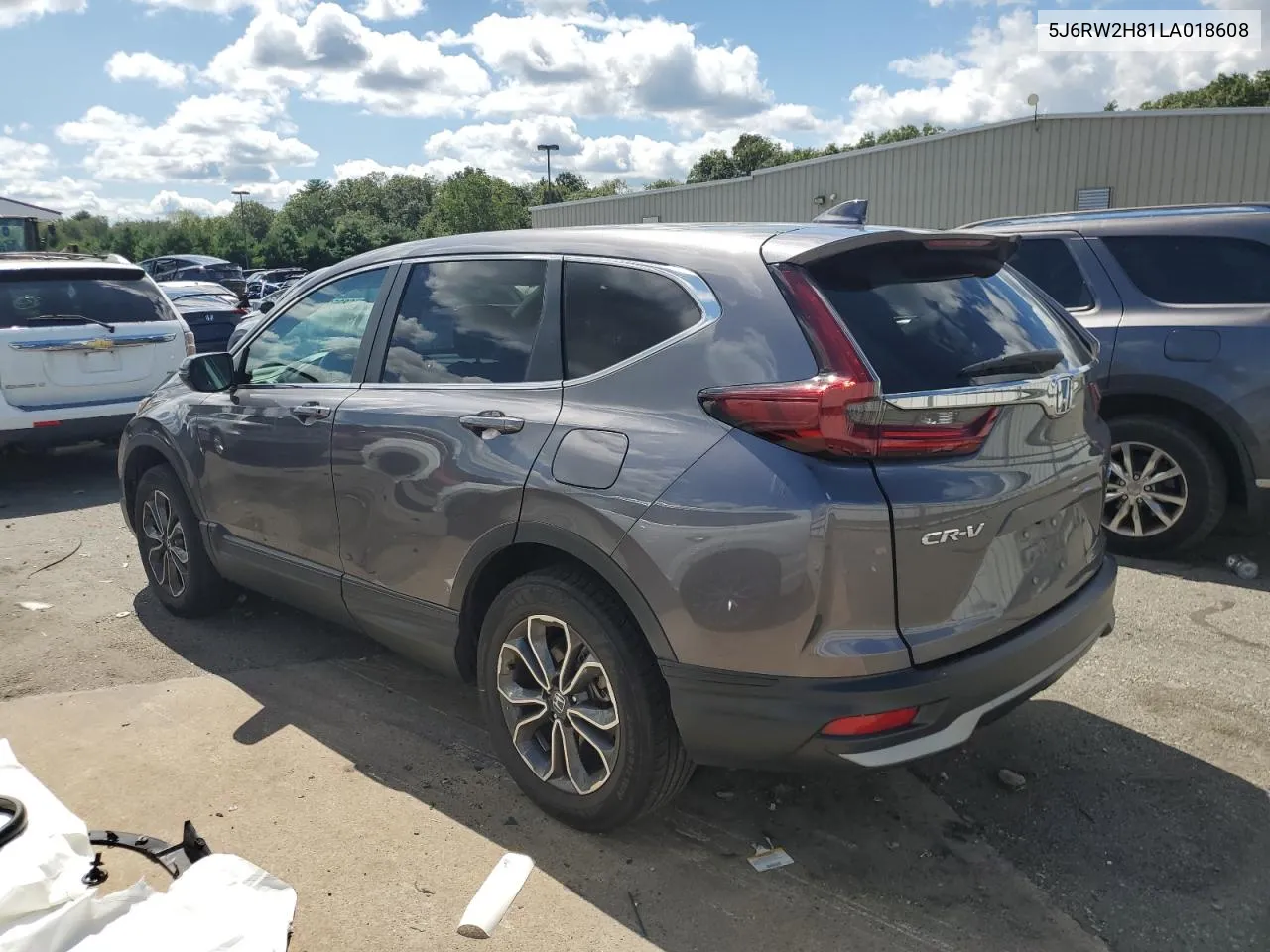 2020 Honda Cr-V Exl VIN: 5J6RW2H81LA018608 Lot: 68352974