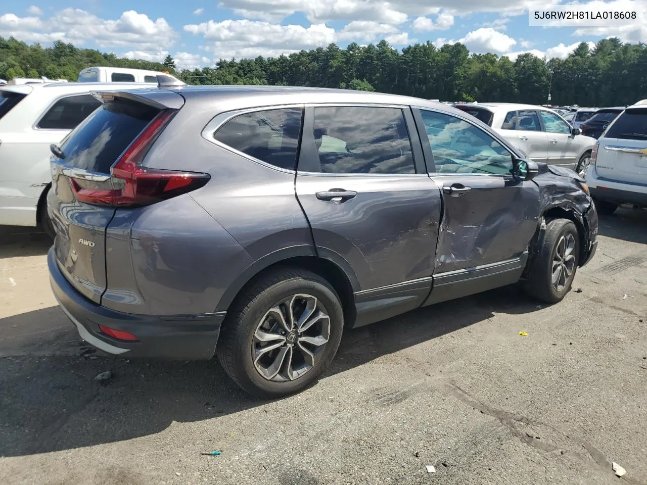 2020 Honda Cr-V Exl VIN: 5J6RW2H81LA018608 Lot: 68352974