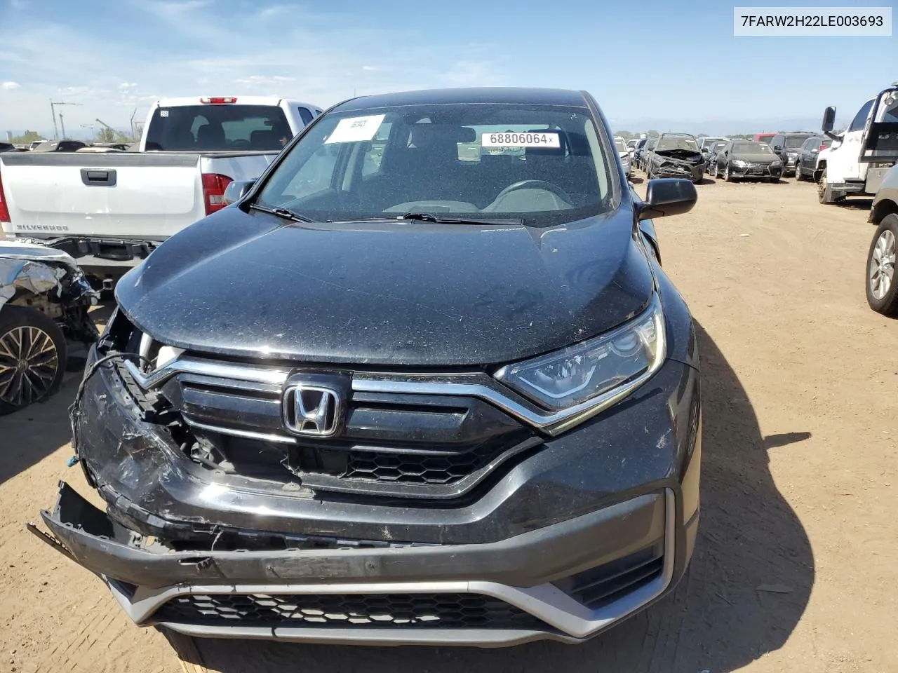 2020 Honda Cr-V Lx VIN: 7FARW2H22LE003693 Lot: 68806064