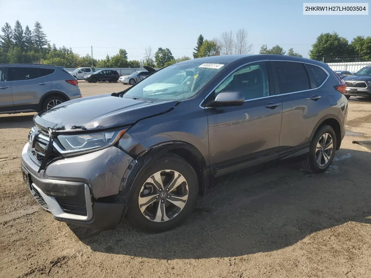 2020 Honda Cr-V Lx VIN: 2HKRW1H27LH003504 Lot: 68885114