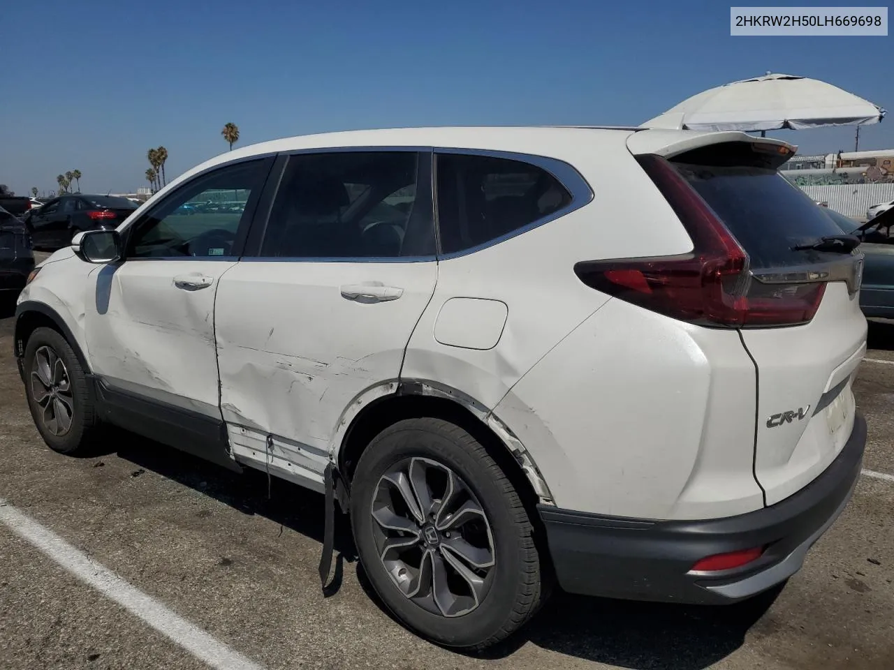 2020 Honda Cr-V Ex VIN: 2HKRW2H50LH669698 Lot: 69086654