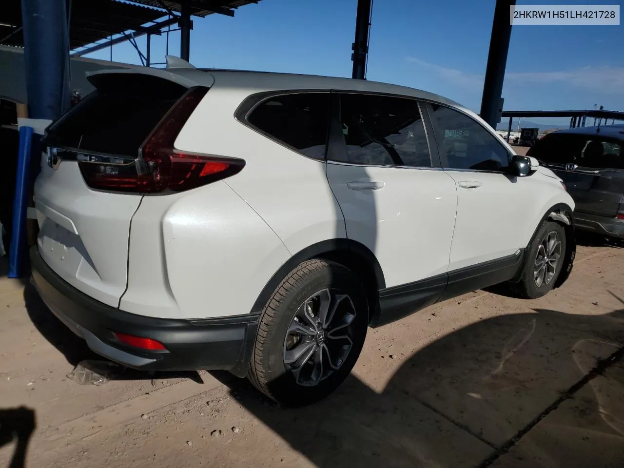 2020 Honda Cr-V Ex VIN: 2HKRW1H51LH421728 Lot: 69266194