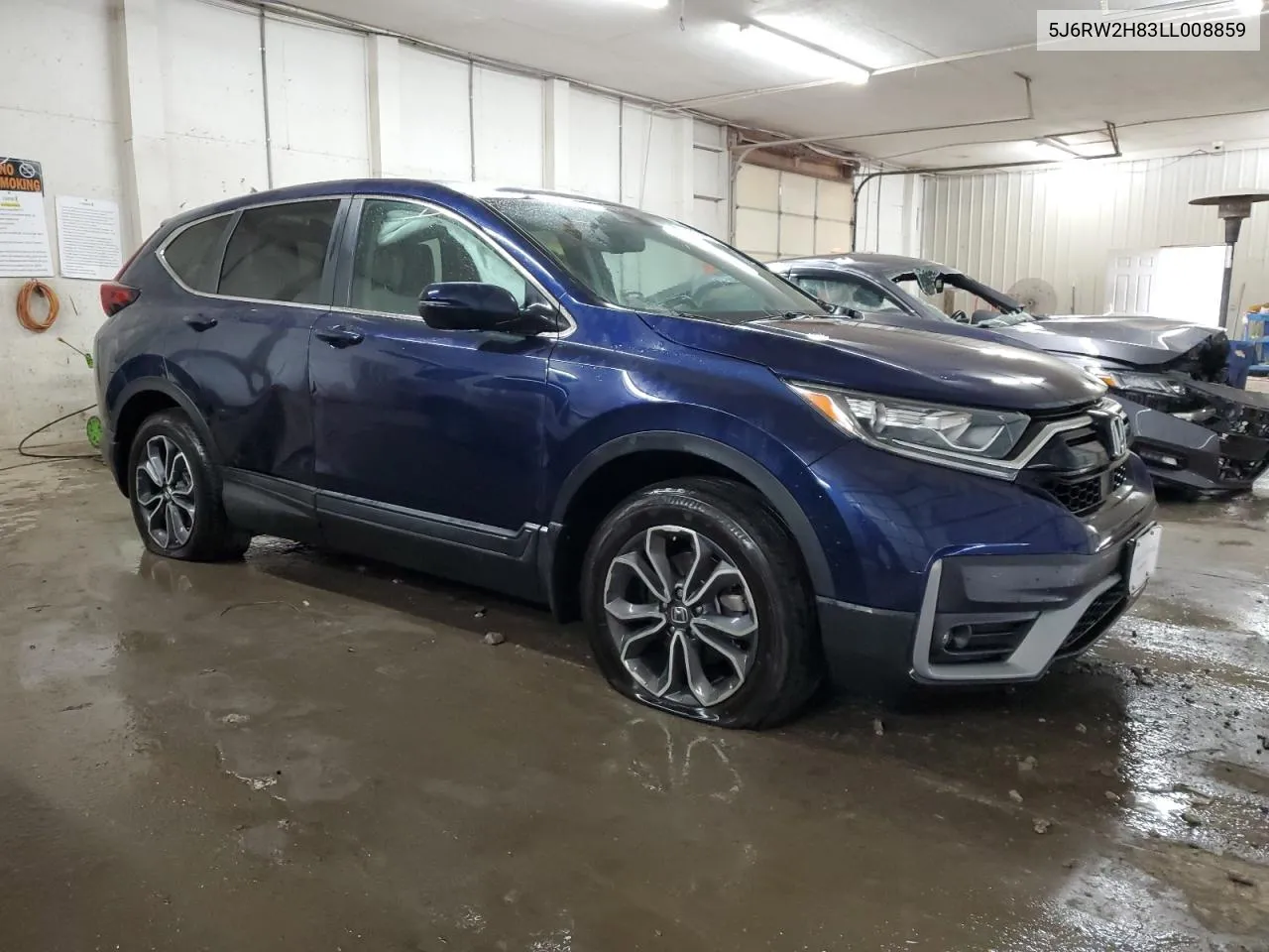 2020 Honda Cr-V Exl VIN: 5J6RW2H83LL008859 Lot: 69929004