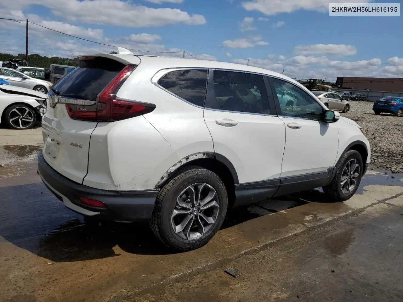 2020 Honda Cr-V Ex VIN: 2HKRW2H56LH616195 Lot: 69973774