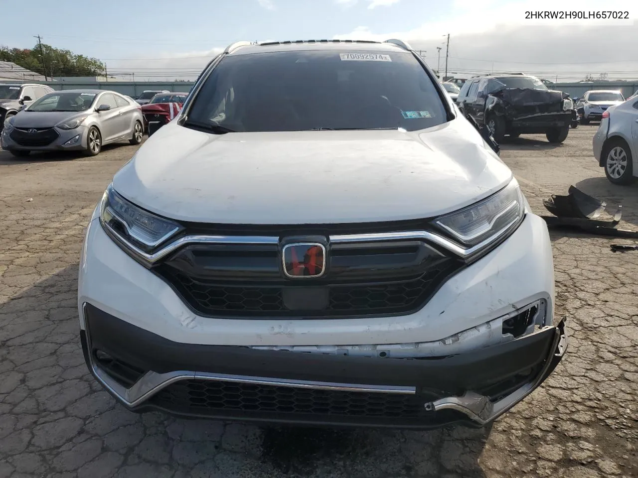 2020 Honda Cr-V Touring VIN: 2HKRW2H90LH657022 Lot: 70092574