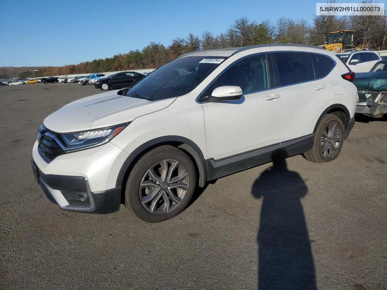 2020 Honda Cr-V Touring VIN: 5J6RW2H91LL000073 Lot: 70389794